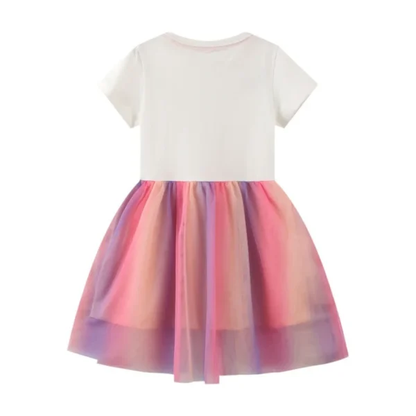 White Bunny Tutu Dress – Girls Summer Party Outfit 2-7T 🐰🌸✨ - Image 2