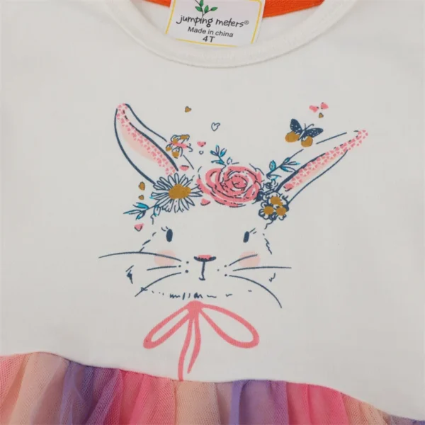 White Bunny Tutu Dress – Girls Summer Party Outfit 2-7T 🐰🌸✨ - Image 5