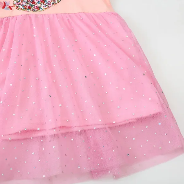 Pink Swan Tutu Dress – Embroidered Party Outfit for Girls 2-7 Years 🎀✨ - Image 4