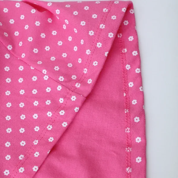 Pink Giraffe Applique Polka Dot Dress – Short Sleeve Summer Outfit for Girls 🦒🎀 2-7T - Image 4