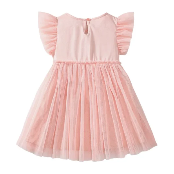 Pink Rainbow Tutu Dress – Sleeveless Party Outfit for Girls 2-7 Years 🛍️✨ - Image 3